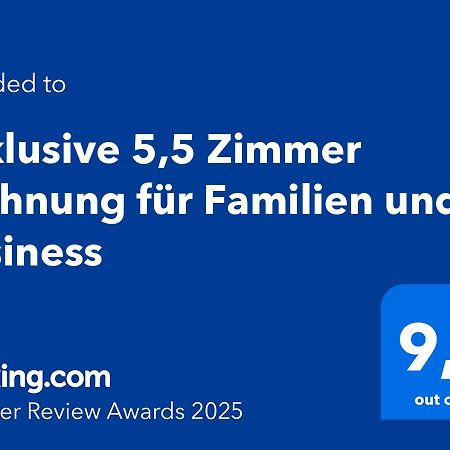Exklusive 5,5 Zimmer Wohnung Fuer Familien Und Business Эшенц Экстерьер фото